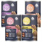 PET REPUBLIC FINE MEAT karma mokra psa kawałki w sosie mix smaków 4 x 400g Bezzbożowa