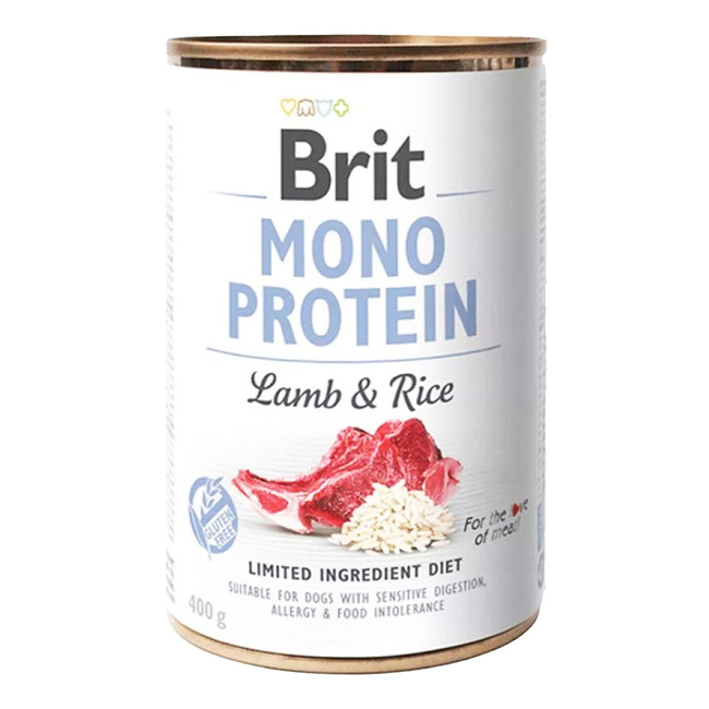 Brit Mono Protein 400g Lamb Rice mokra karma dla psa