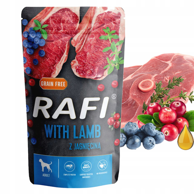 RAFI TUF TUF Karma mokra dla psa Dolina Noteci mix smaków 32 x 500g