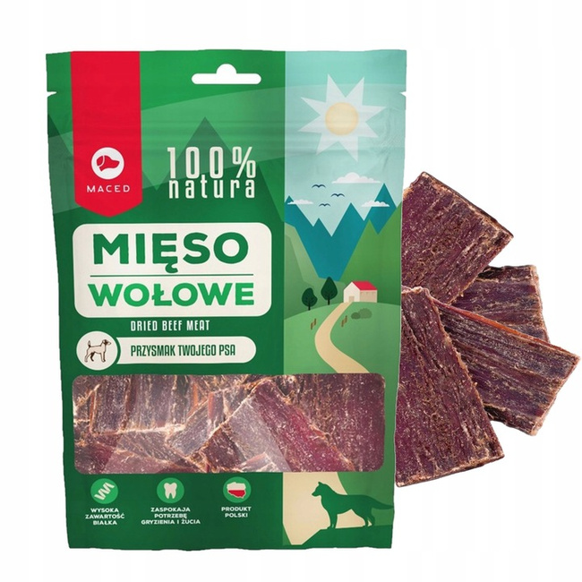 MACED Zestaw Mięso Wołowe 150g + Tchawica Wołowa 1szt