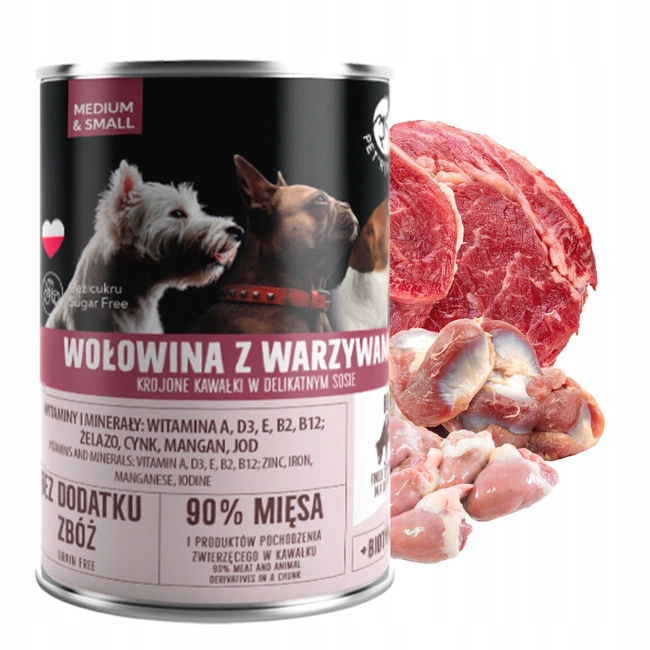 PET REPUBLIC karma mokra dla psa mix smaków 36 x 400g Bezzbożowa