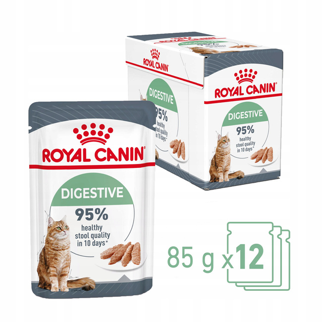 ROYAL CANIN Feline Care Nutrition - Digestive Care - Wet Loaf 12 x 85 g