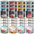 BRIT PAN MIĘSKO karma mokra dla psa mix smaków 24 x 800g