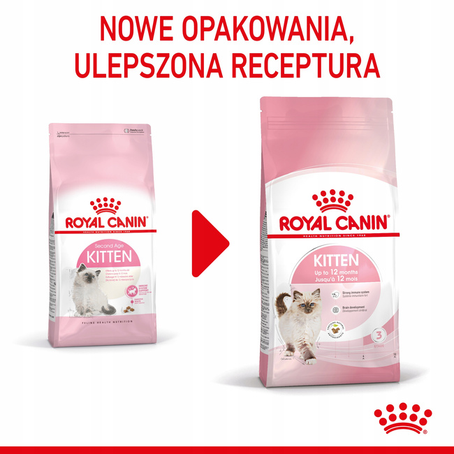 ROYAL CANIN Kitten karma sucha dla kociąt od 4 do 12 miesiąca życia 10 kg