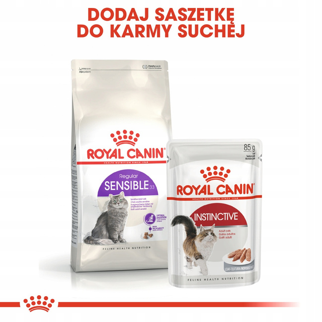 ROYAL CANIN Sensible 33 karma sucha dla kotów dorosłych 4 kg