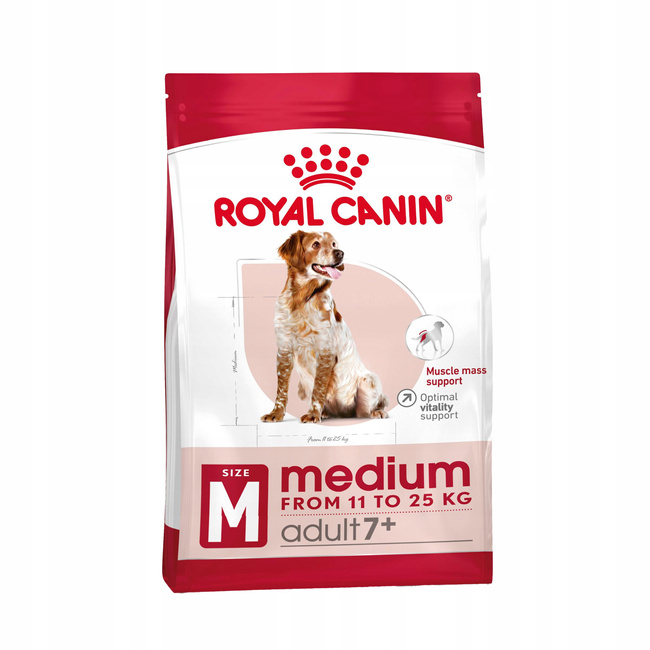 ROYAL CANIN Medium Adult 7+ karma sucha dla psów dojrzałych 15 kg