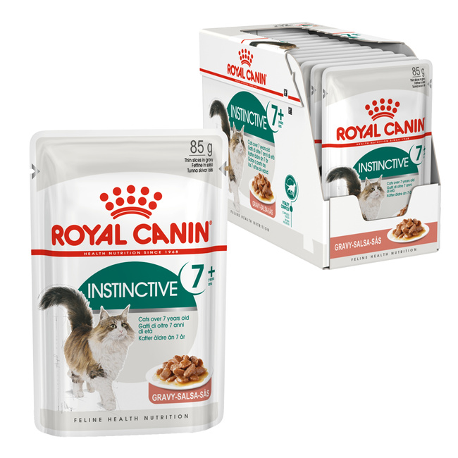 ROYAL CANIN Instinctive +7 karma mokra w sosie dla kotów starszych 12 x 85g