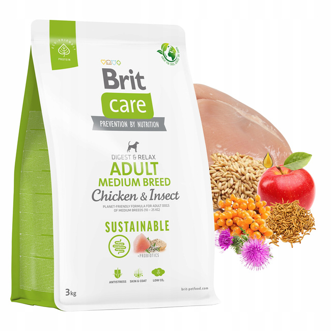 Brit Care 3 kg Chicken Adult M sucha karma dla psów