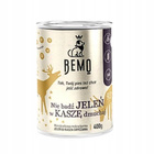 BEMO karma mokra dla psa NIE BĄDŹ JELEŃ W KASZĘ DMUCHAJ 400g monobiałkowa