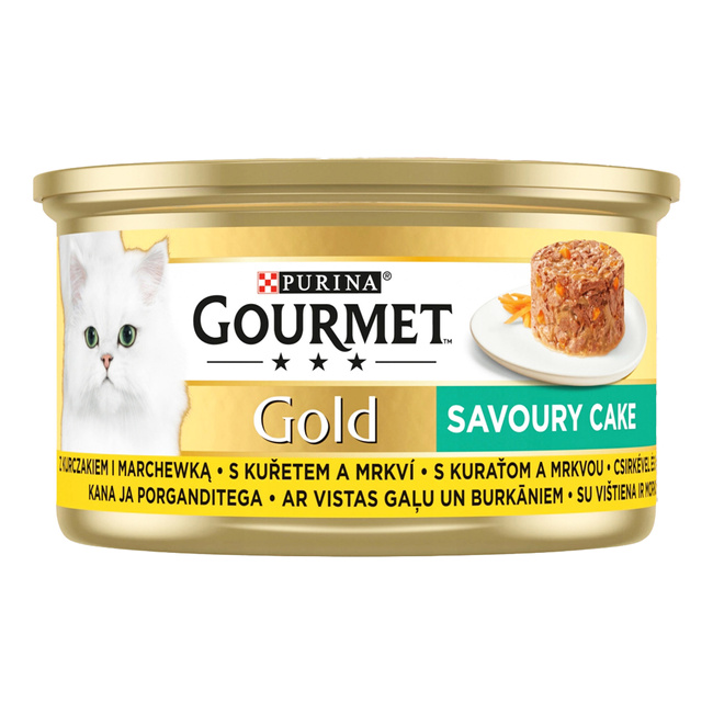 PURINA Gourmet Gold Cake karma mokra dla kota Kurczak 85g