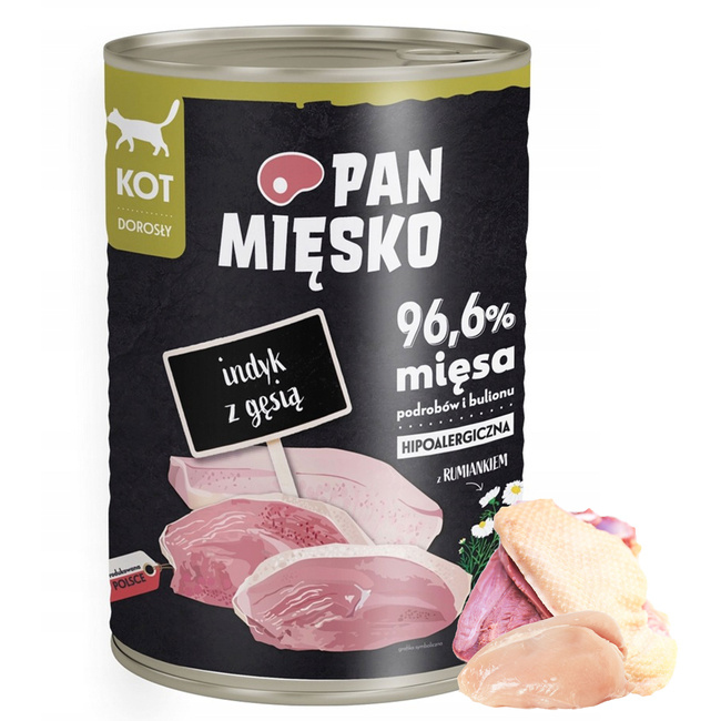 PAN MIĘSKO FRENDI Karma mokra dla kota MIX Smaków 48 x 400g