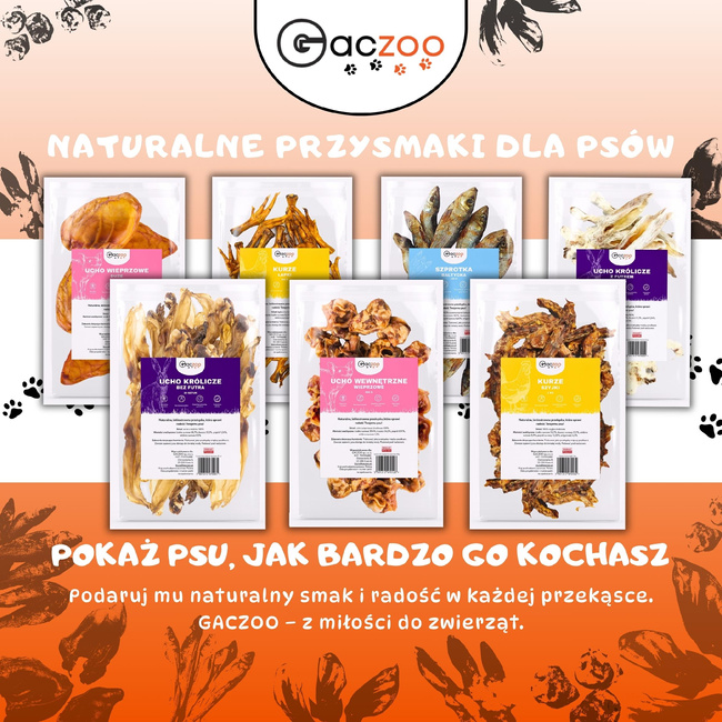 GACZOO 100% Naturalny przysmak dla psa Szprotki Bałtyckie 100g smakołyk