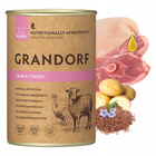 GRANDORF PUPPY karma mokra dla szczeniąt Jagnięcina Indyk 6 x 400g Bezzbożowa