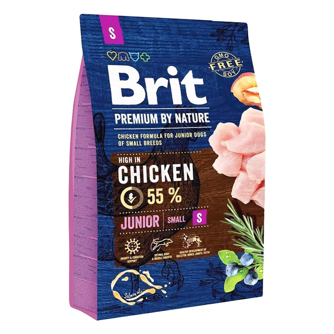 Brit By Nature 3 kg Chicken sucha karma dla szczeniąt
