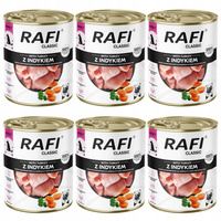Dolina Noteci Rafi Classic karma mokra dla psa Indyk 6 x 800g