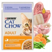 PURINA CAT CHOW mokra karma dla kota galaretka Jagnięcina z Fasolką 85g