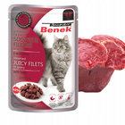 BENEK Karma mokra dla kota Fileciki w sosie Mix Smaków 40 x 85g