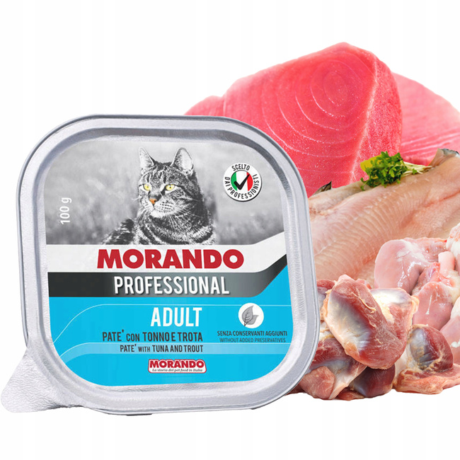 Morando Pro karma mokra kota tuńczyk pstrąg 100g