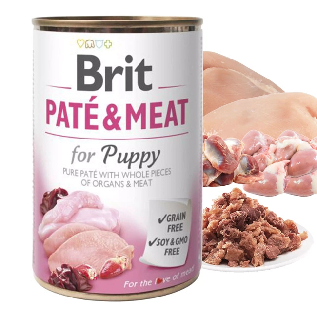 Brit Pate & Meat 6 x 400g Puppy mokra karma dla szczeniąt