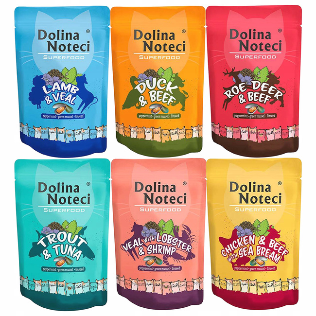 Dolina Noteci Superfood 6 x 85g mix karma mokra dla kota