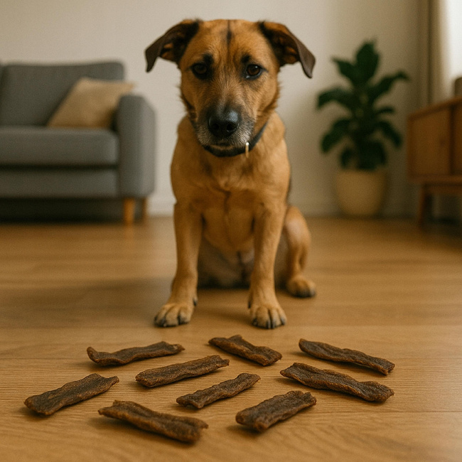 Przysmak dla psa Skóra z dzika bez włosa 500g GACZOO naturalny gryzak