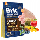 Brit By Nature 3 kg Junior M sucha karma dla szczeniąt