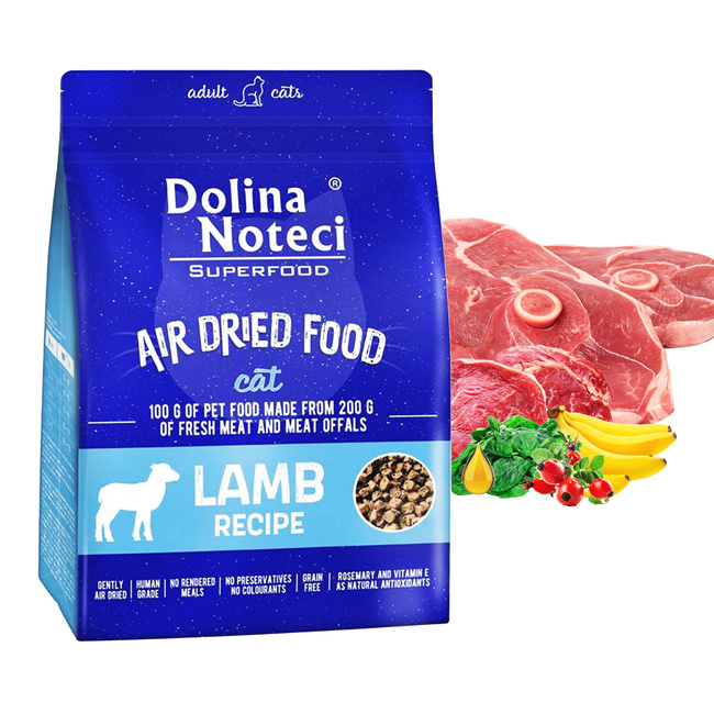 DOLINA NOTECI Superfood Karma sucha dla kota Mix smaków 5 x 1kg Bezzbożowa