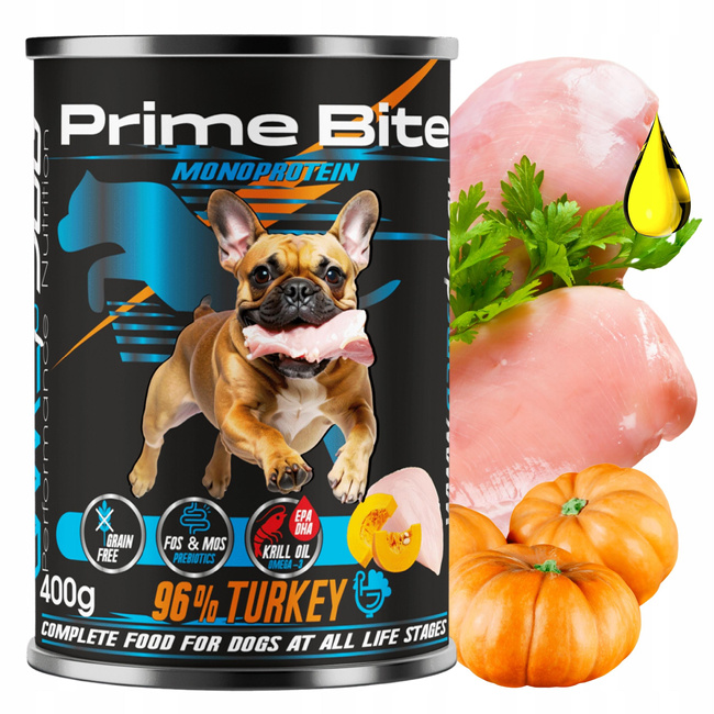 GAME DOG Prime Bite Monoprotein mokra karma dla psa mix smaków 16 x 400g