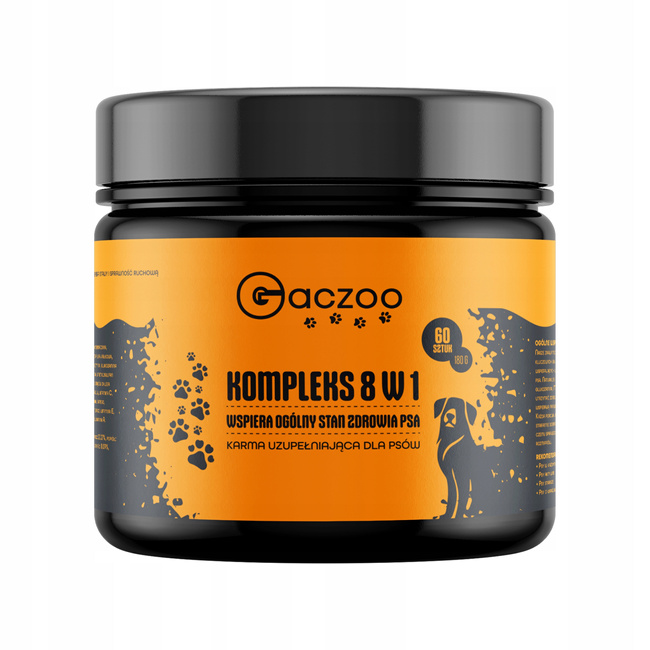 Suplement dla psa Gaczoo Kompleks 8 w 1 60 szt 180g zdrowy przysmak