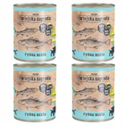 WIEJSKA ZAGRODA Karma mokra dla szczeniaka Rybna uczta 4 x 800g Bezzbożowa