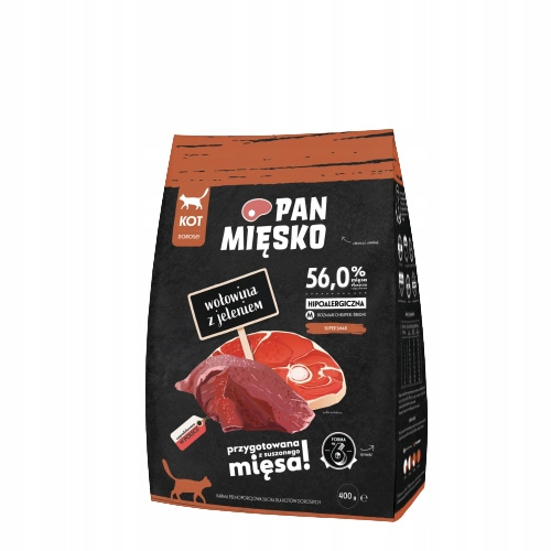 Pan Mięsko karma dla kota sucha 5 x 400g Mix