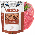 WOOLF SOFT CHUNKIES zdrowy smakołyk kostki przysmak dla psa Wołowina 100g