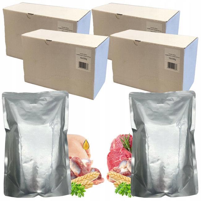 TUF TUF Srebrna Saszetka Karma mokra dla psa Mix Smaków 40 x 500g