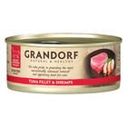 GRANDORF Karma mokra dla kota Tuńczyk Krewetki 70g