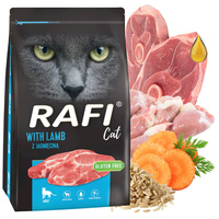 RAFI CAT Karma sucha dla kota Jagnięcina 7 KG