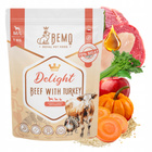 BEMO DELIGHT Karma sucha dla psa Wołowina Indyk małe średnie rasy M/L 1 kg