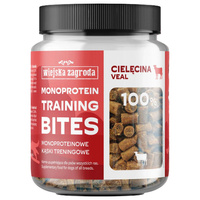 WIEJSKA ZAGRODA MONOPROTEIN Cielęcina kąski trenerki przysmak dla psa 150g