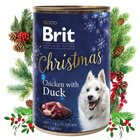 BRIT Premium By Nature CHRISTMAS karma mokra dla psa kaczka 400g