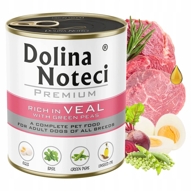 Dolina Noteci Premium mokra karma dla psa 24 x 800g cielęcina