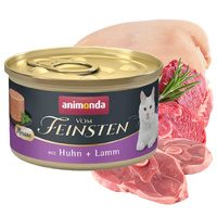 Animonda Vom Feinsten Mousse mokra karma dla kota 85g kurczak jagnięcina