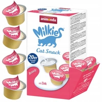 ANIMONDA Milkies Beauty przekąska dla kota z Cynkiem 20 x 15g