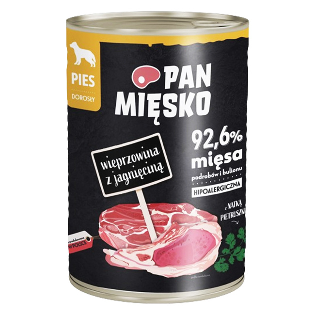 Pan Mięsko karma dla psa mokra 16 x 400g mix
