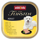 ANIMONDA Vom Feinsten Adult mokra karma dla psa Indyk z Serem 22 x 150g