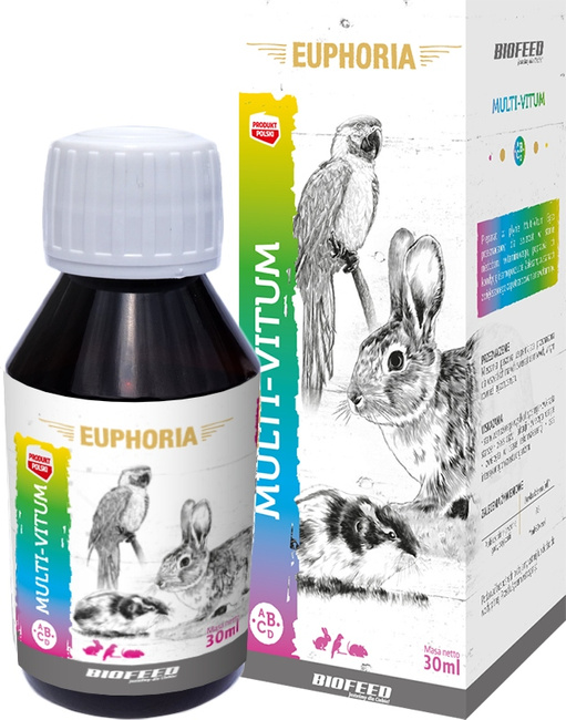 BIOFEED Euphoria Multi-Vitum Multiwitamina dla gryzoni i królików 30ml
