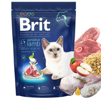 Brit Premium By Nature 300g Lamb sucha karma dla kota