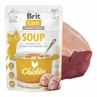 Brit Care Soup 75g Chicken mokra karma dla kota w formie zupy
