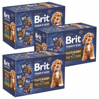 Brit By Nature Fillets in Gravy 36 x 85g Mix mokra karma dla psa
