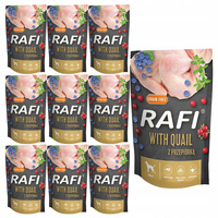 DOLINA NOTECI RAFI Karma mokra dla psa Przepiórka 10 x 500g Bezzbożowa