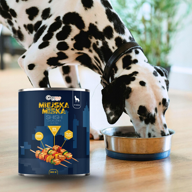 Gaczoo Miejska Miska karma mokra dla psa Shish z Kurczaka 24 x 800g
