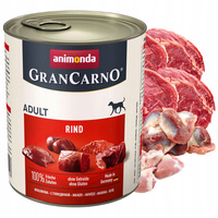 ANIMONDA GranCarno Adult mokra karma dla psa Wołowina 800g